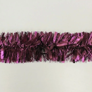 Řetěz vánoce 9cm/2m mat bordó