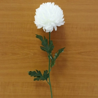 Chryzanthéma umělá pr.12/70cm bílá