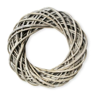 Kruh proutí 25cm/7cm šedá