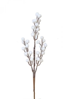 Vánoční větvička s glitry, 38 cm