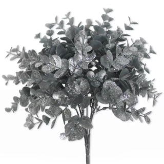Eucalyptus svazek umělý 28cm stříbrná