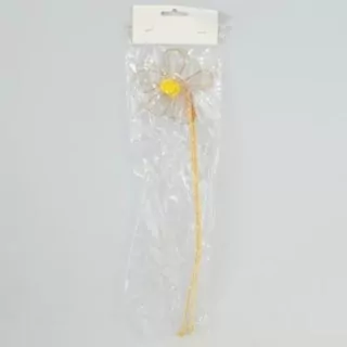 Kytička zápich drát/nit S/2 pr.9V40cm oranžová