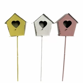 Budka zápich kov 30cm mix