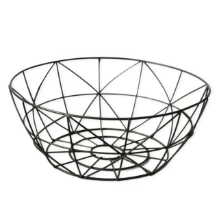 Miska kov pr.28cm černá