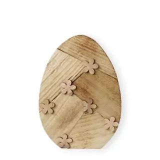 Vajíčko dřevo 21,5cm natural