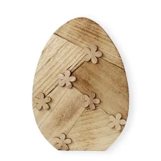 Vajíčko dřevo 27cm natural