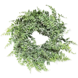 Věnec pvc pr.35V7cm zelená