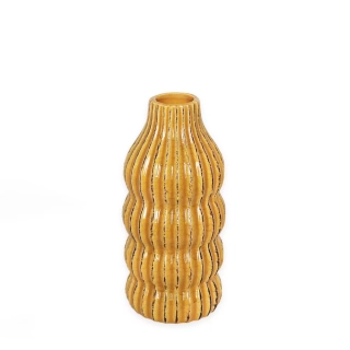 Váza porcelán okrová 15cm