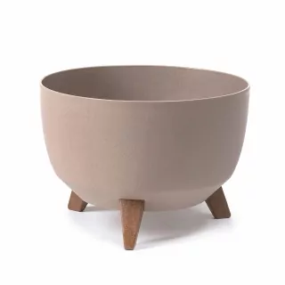 Plastová mísa Roma eco coffee 330 mm, latte