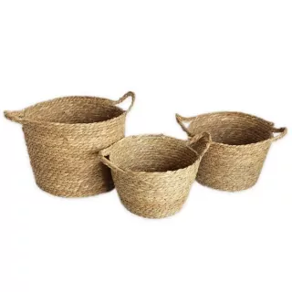  Koš proutí 3ks/pr.34V25cm natural