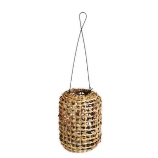 Lucerna proutí/kov 30cm natural