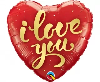 Fóliový balónek 18 palcový QL, I Love You
