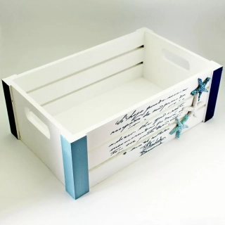 Bedýnka moře dřevo 37x23V13cm