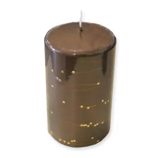 Sv.lis.70x120 spirála + hvězdičky MAT hnědá