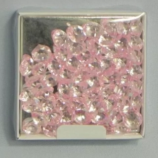 Mini diamanty pvc růžová