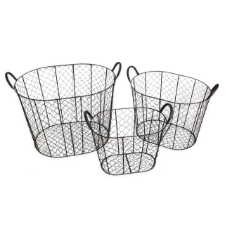  Koš kov S/3 47x37V35cm černá