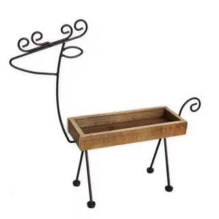 Sob tác dřevo/kov 48,5cm natur