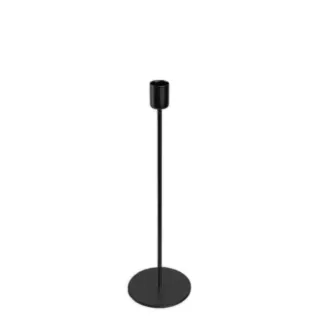  Svícen kov 25cm černá