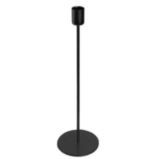  Svícen kov 35cm černá