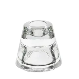  Svícen sklo pr.7cm čirá