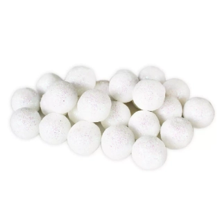 Kulička pěna 30ks/3cm bílá