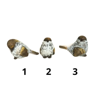  Ptáček polyresin 7cm mix