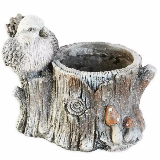  Pařez obal vánoční keramika 27,5cm