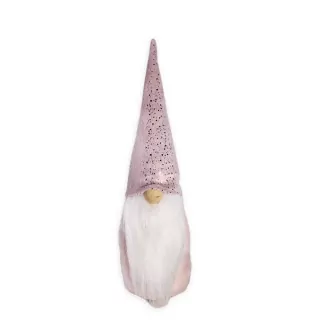 Skřítek textil 13cm růžová