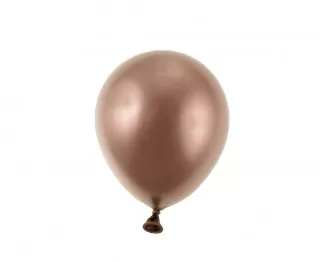 Chromové balónky Rose-Gold, B&C, 13 cm, 20 ks.