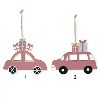  Auto závěs dřevo 11,5cm mix