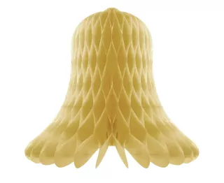 Závěsná dekorace Zvonek, zlatý, 20 cm