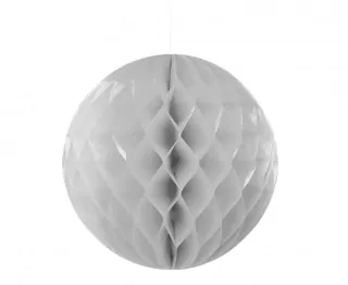 Ozdobná koule, stříbrná, pr. 30 cm