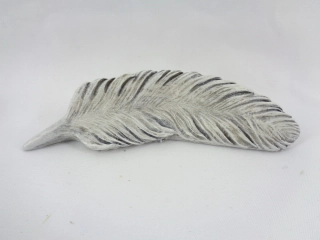 Smuteční dekorace - pírko 3x12,5x3 cm