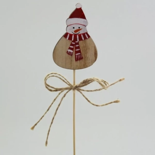 Sněhulák zápich dřevo 27cm