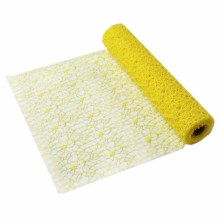 Síťka látka 36cm/5m žlutá