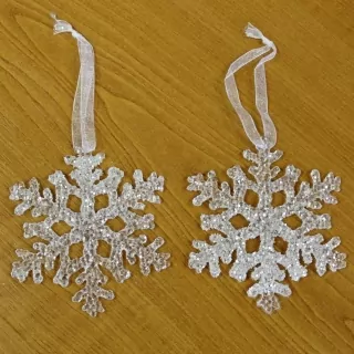 Vločka závěs pvc 10,5cm