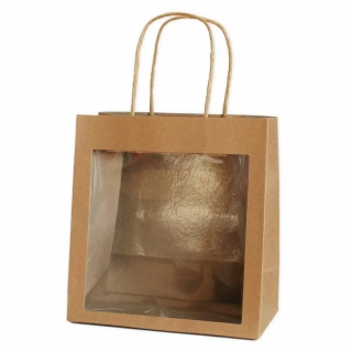 Taška karton 20cm kraft