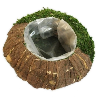 Obal mech/kůra pr.25cm natur