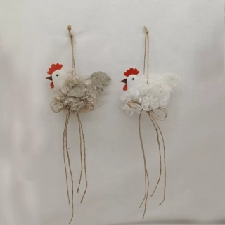 Slepička závěs textil 11cm mix