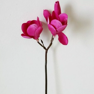 Magnolie umělá 32cm růžová