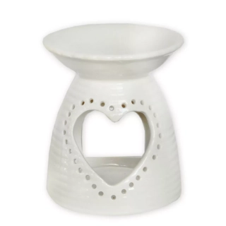 Aromalampa porcelán 11,6 cm bílá