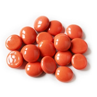  Nugety sklo17-19mm/ 600g oranž