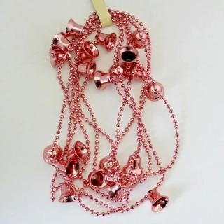 Zvonek řetěz pvc 2cm/2,7m červené zlato