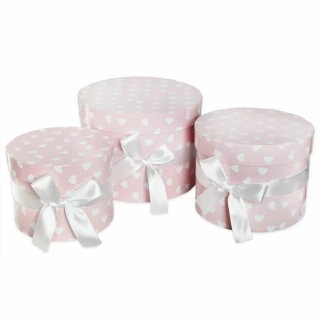 Flower box 3ks/pr.19,7V14,5cm růžová