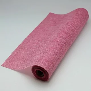 Juta imitace/bavlna š36cm/5m růžová