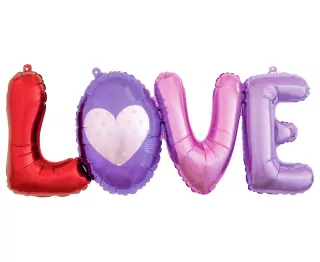 Fóliový balónek LOVE - 74 cm