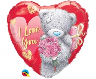 Fóliový balónek Tatty Teddy I Love You Bouquet, 18" QL HRT