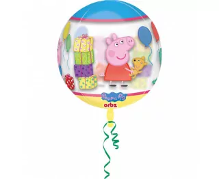 Fóliový balónek - PEPPA PIG, průhledný, 38x40cm