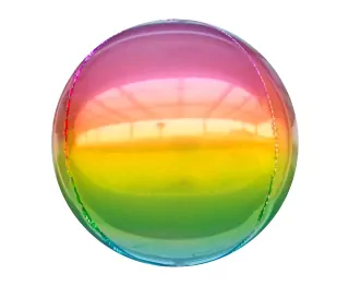 Fóliový balónek 16 palců Rainbow ball