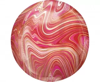 Fóliový balónek - Red & Pink, balený